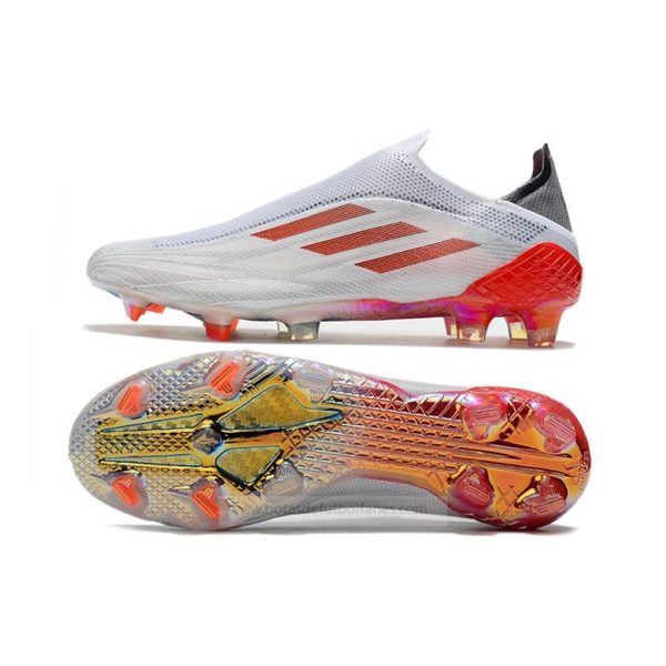 Adidas X Speedflow FG WhiteSpark Blanco Plata Rojo